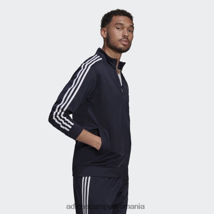 adidas campus romania cerneală pentru încălzire pentru încălzire cu 3 dungi bărbați cerneală/alb J266N213243