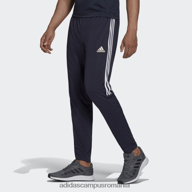 adidas campus romania cerneală pentru pantaloni aeroready sereno slim, tăiat conic, cu 3 dungi bărbați cerneală J266N26398