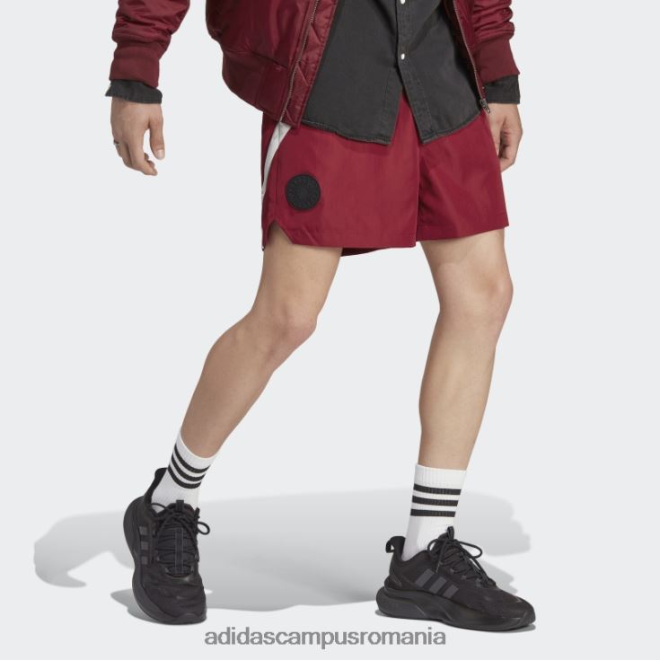adidas campus romania coll burgundy cupa mondială pantaloni scurți tehnologie bărbați coll visiniu J266N21481