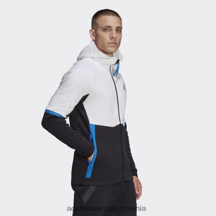 adidas campus romania conceput pentru gameday jachetă cu fermoar complet alb adidas bărbați alb J266N214604