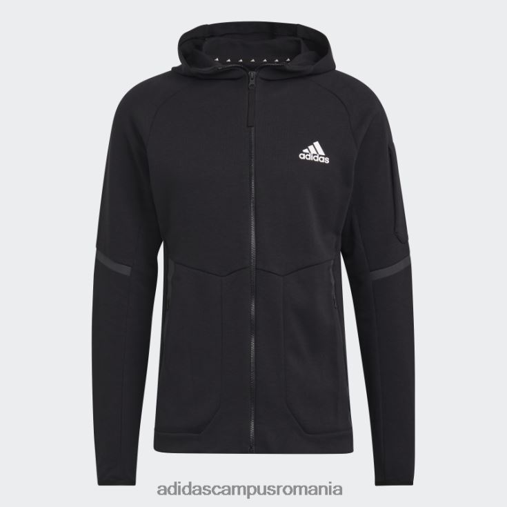 adidas campus romania concepută pentru gameday jachetă neagră cu fermoar bărbați negru J266N21610