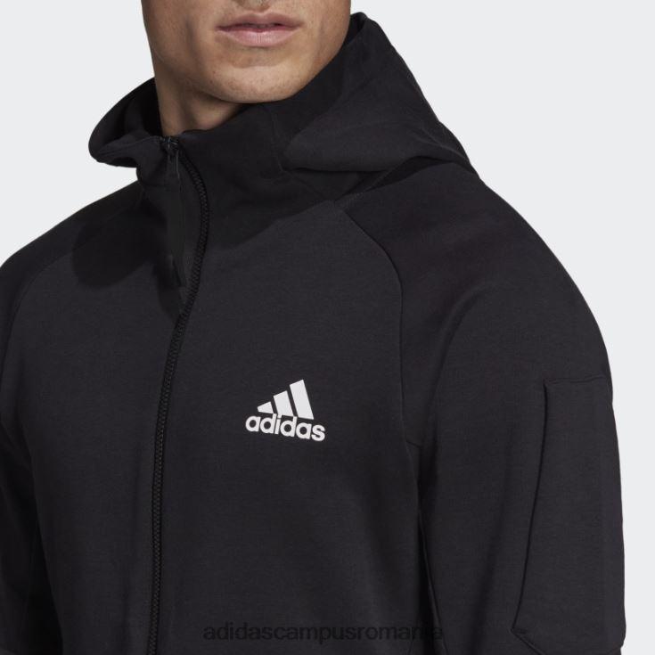 adidas campus romania concepută pentru gameday jachetă neagră cu fermoar bărbați negru J266N21610