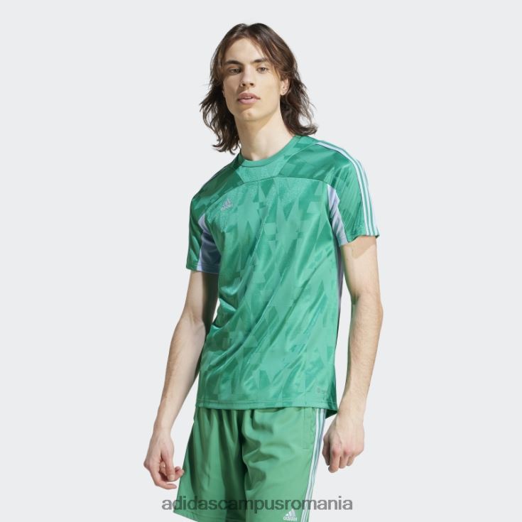 adidas campus romania curte verde tiro home tricou adidas bărbați curte verde/albastru zori J266N26039