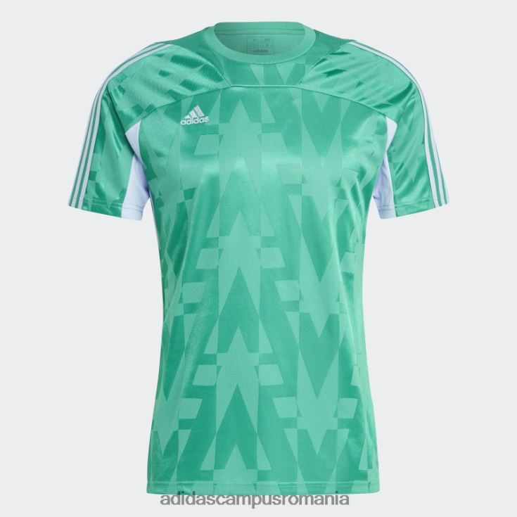 adidas campus romania curte verde tiro home tricou adidas bărbați curte verde/albastru zori J266N26039