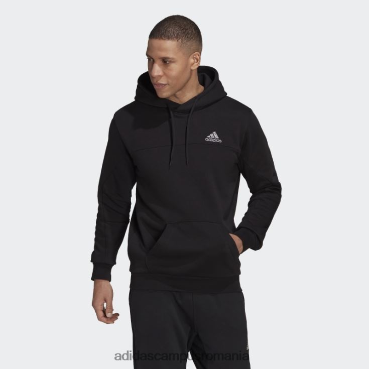 adidas campus romania ecuson din polar de stadion al hanoracului sport negru bărbați negru J266N26505