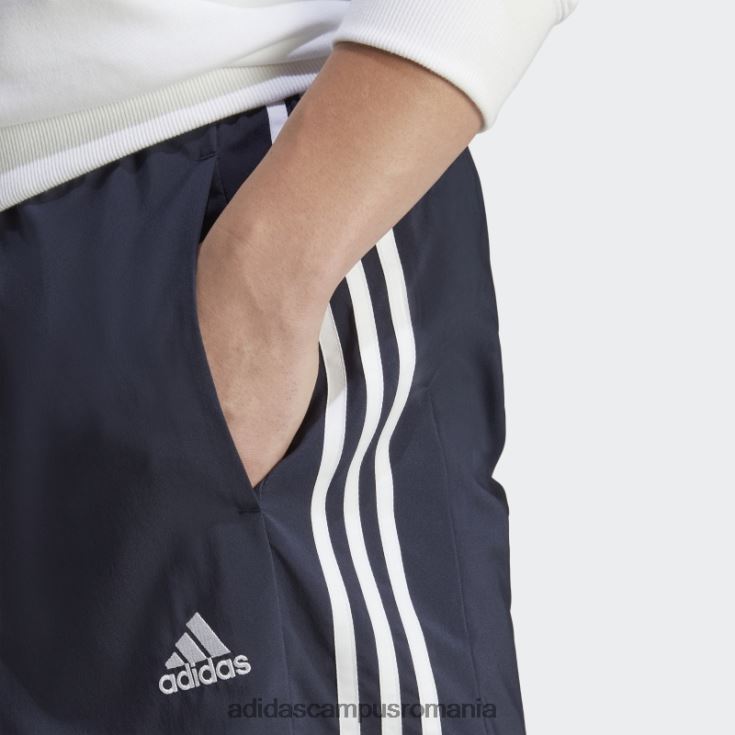 adidas campus romania elegant aeroready essentials pantaloni scurți chelsea cu 3 dungi alb bărbați cerneală/alb J266N21126