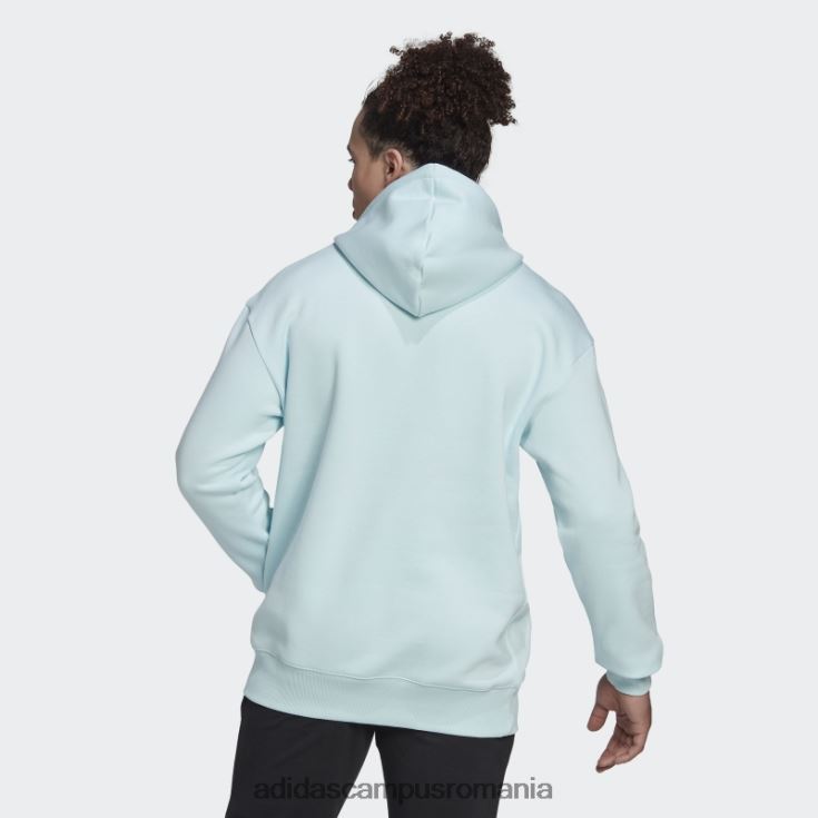 adidas campus romania essentials feelvivid bumbac fleece hanorac cu umăr căzut albastru adidas bărbați albastru J266N214610