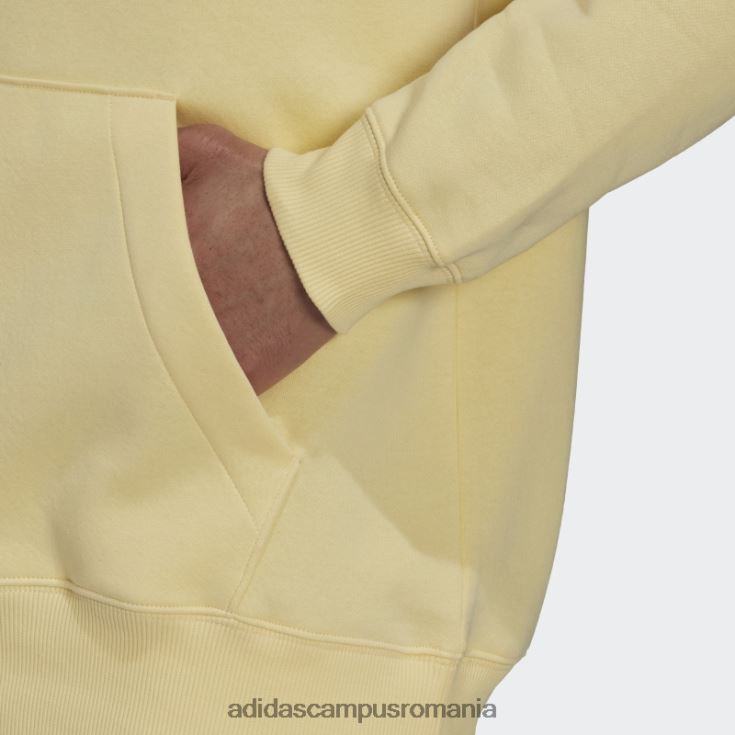 adidas campus romania essentials feelvivid bumbac fleece hanorac cu umăr căzut galben bărbați galben J266N27538