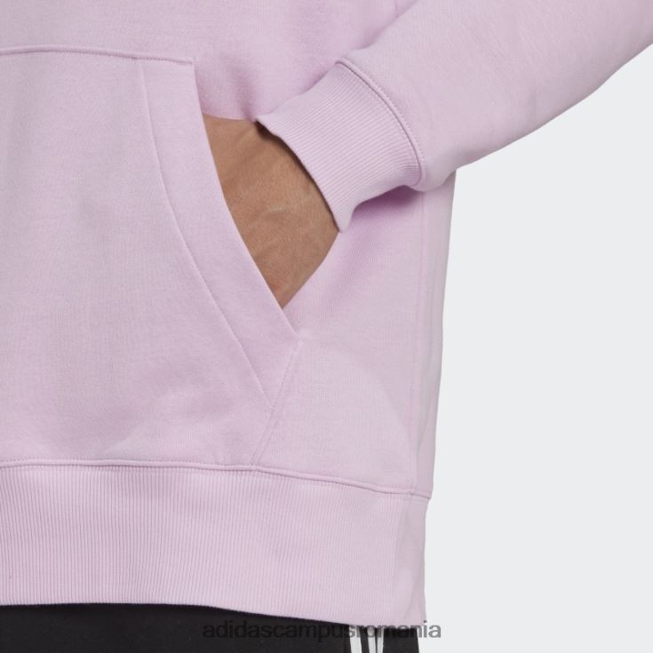 adidas campus romania essentials feelvivid bumbac fleece hanorac cu umăr căzut liliac bărbați liliac J266N26979