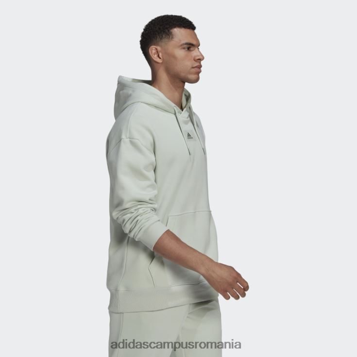 adidas campus romania essentials feelvivid bumbac fleece hanorac cu umăr căzut verde adidas bărbați verde J266N26798
