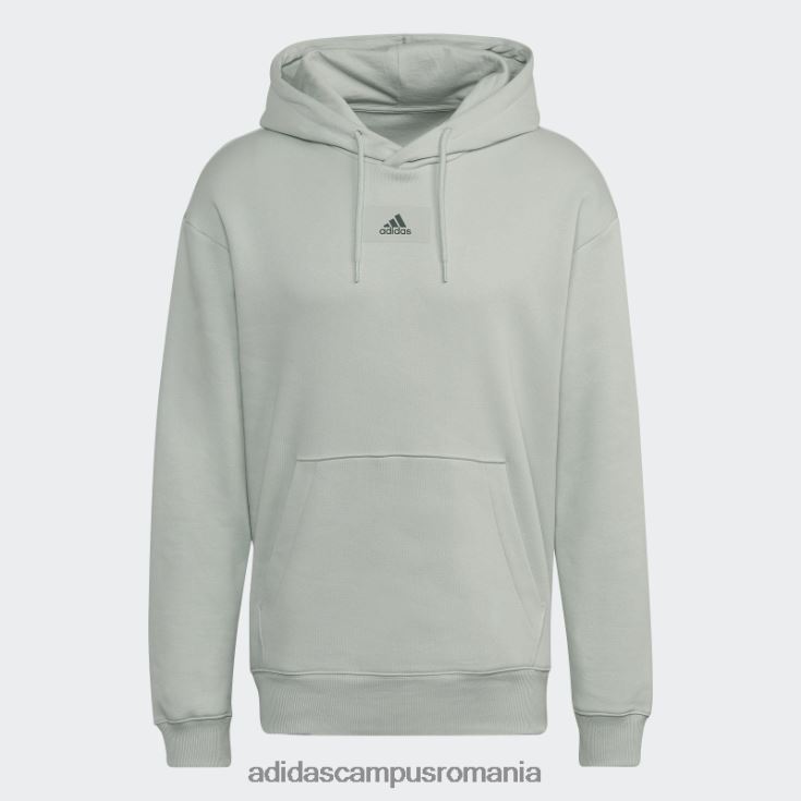 adidas campus romania essentials feelvivid bumbac fleece hanorac cu umăr căzut verde adidas bărbați verde J266N26798