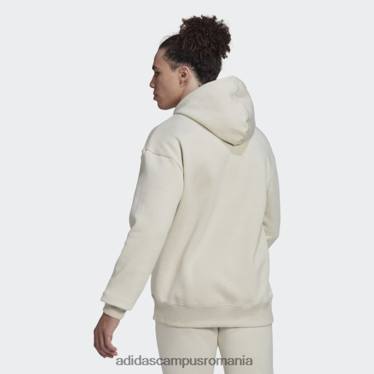 adidas campus romania essentials feelvivid fleece bumbac hanorac cu umăr căzut aluminiu bărbați aluminiu J266N26799