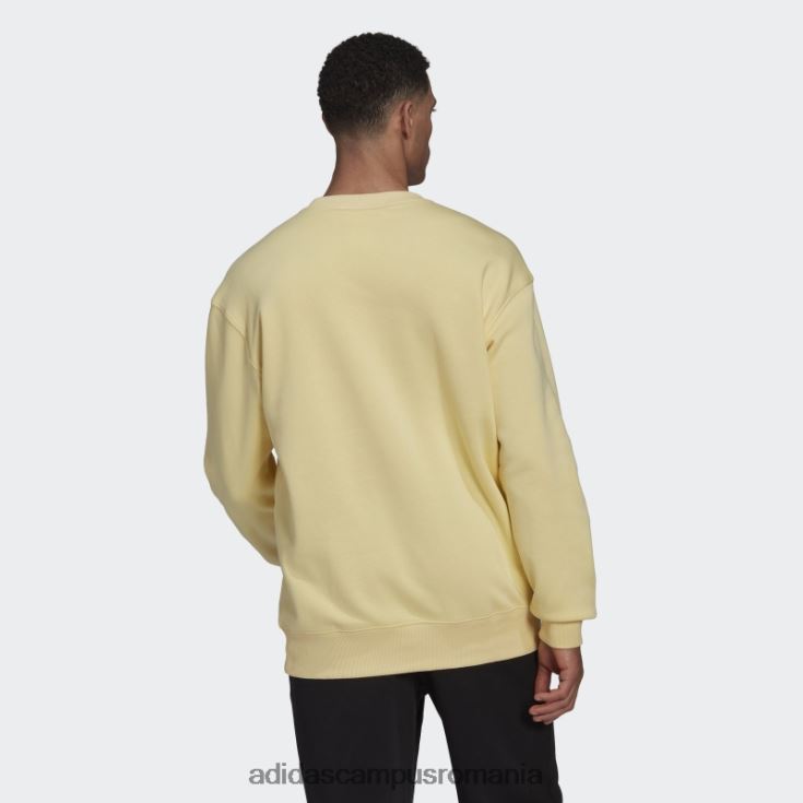 adidas campus romania essentials feelvivid hanorac fleece bumbac cu umăr căzut galben bărbați galben J266N214858