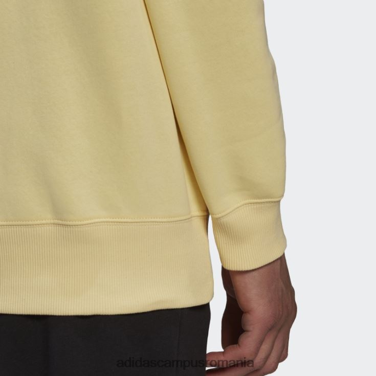 adidas campus romania essentials feelvivid hanorac fleece bumbac cu umăr căzut galben bărbați galben J266N214858