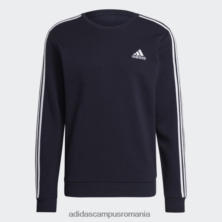 adidas campus romania essentials fleece 3-benzi cerneală pentru hanorac bărbați cerneală/alb J266N2818