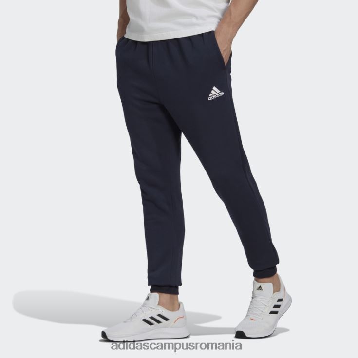 adidas campus romania essentials fleece cerneală obișnuită pentru pantaloni de jogging conici bărbați cerneală/alb J266N213406