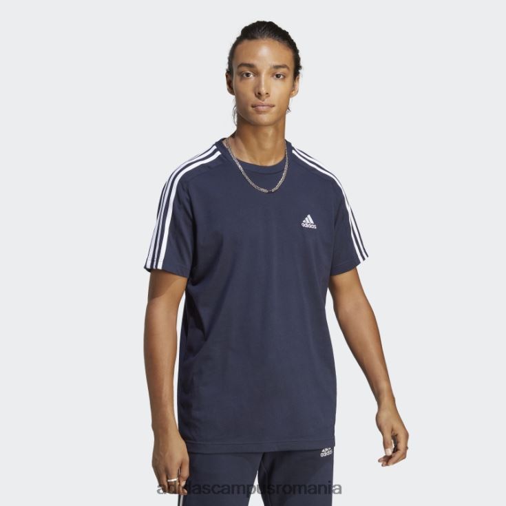 adidas campus romania essentials tricou tricou cu 3 dungi ink adidas bărbați cerneală/alb J266N24920