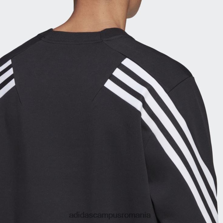 adidas campus romania fashion future icons hanorac negru cu 3 dungi bărbați negru J266N26284