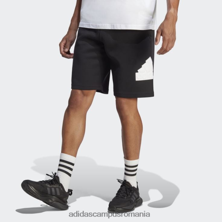 adidas campus romania fashion future icons insignă de pantaloni scurți sport alb bărbați alb negru J266N24974