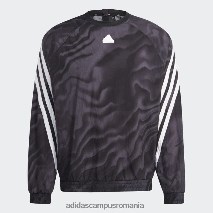 adidas campus romania future icons graphic crew hanorac negru adidas bărbați negru J266N25694