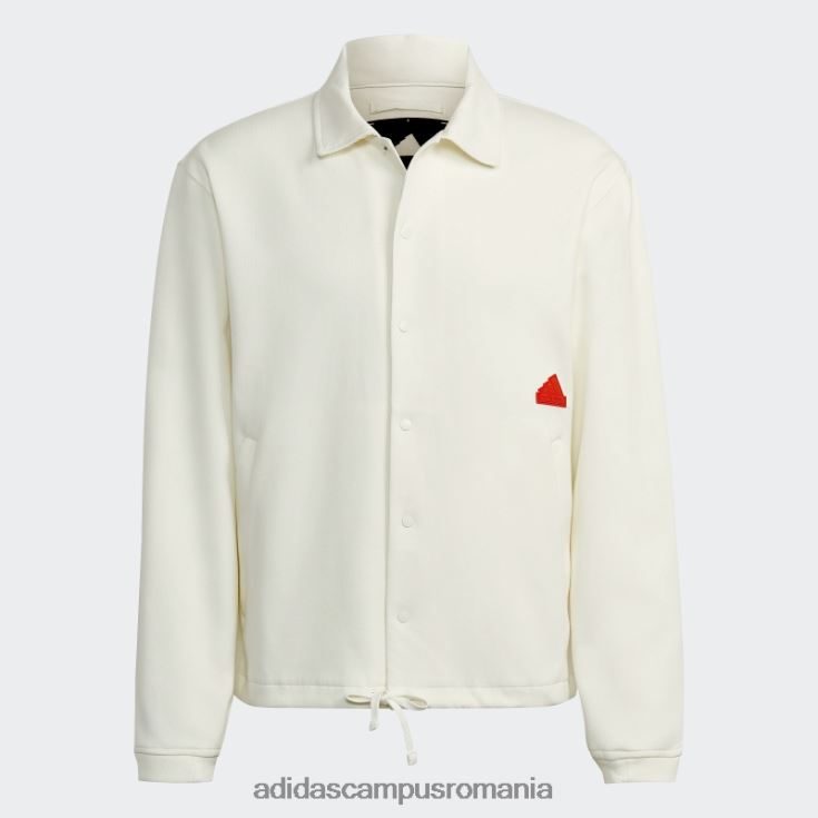 adidas campus romania geacă de antrenor albă bărbați alb J266N2967