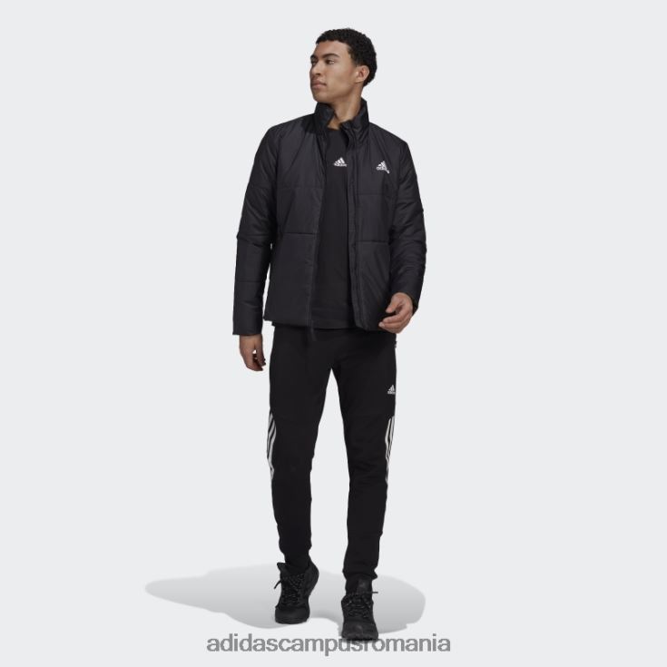 adidas campus romania geaca izolatoare bsc 3 dungi neagra bărbați negru J266N214018