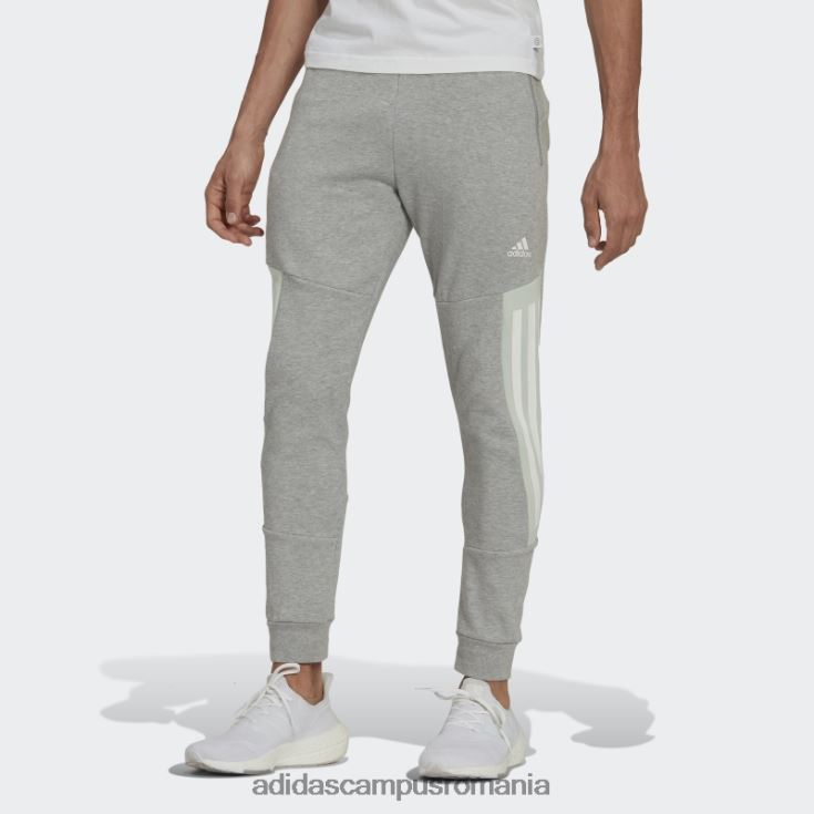 adidas campus romania gri mediu icoane viitoare pantaloni cu 3 dungi bărbați gri mediu J266N27048