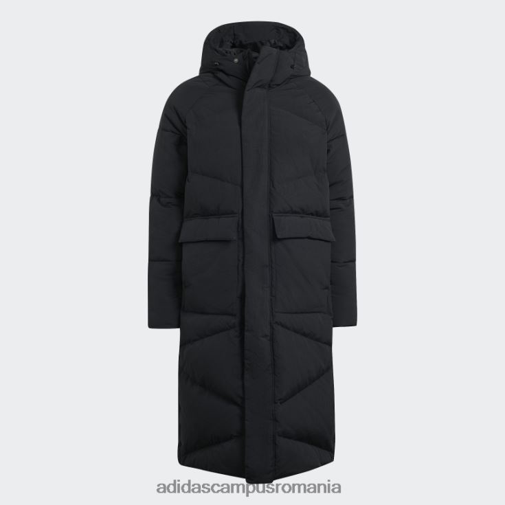 adidas campus romania haină neagră cu puf mare bărbați negru J266N27000