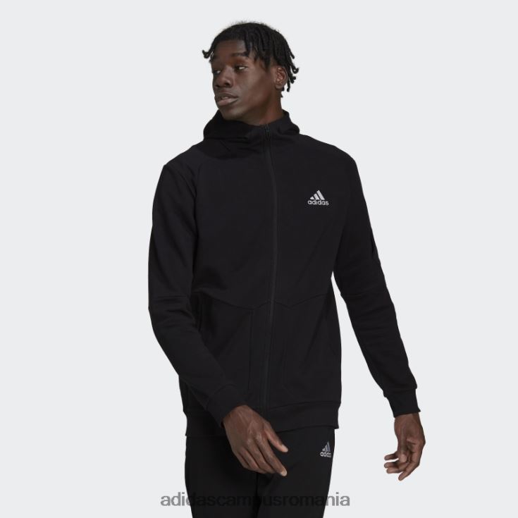 adidas campus romania hanorac adidas negru essentials4gameday cu fermoar complet bărbați negru J266N21581