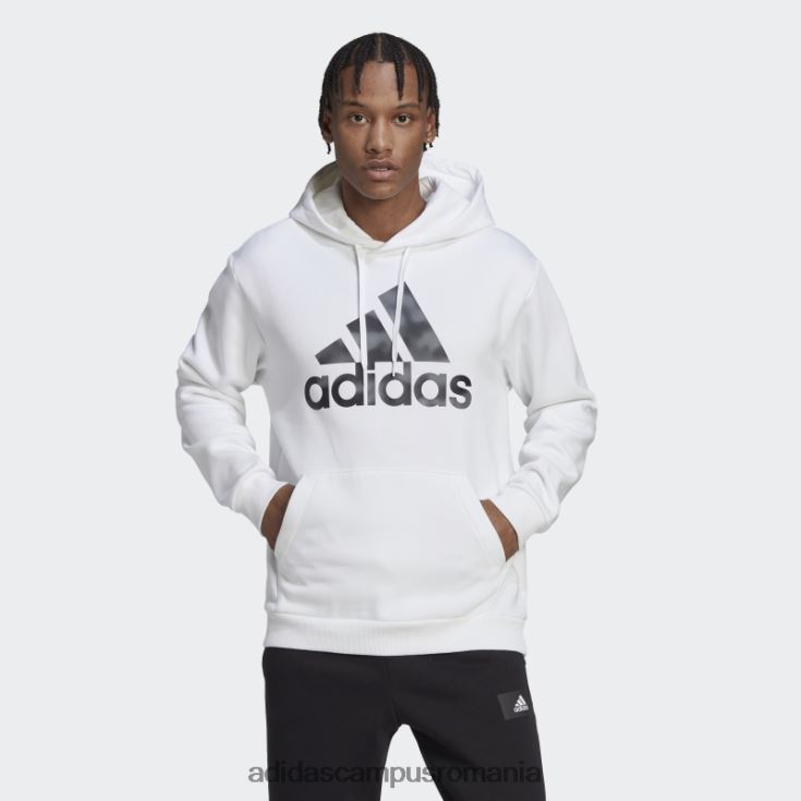 adidas campus romania hanorac alb cu imprimeu camo, French Terry bărbați alb J266N27031