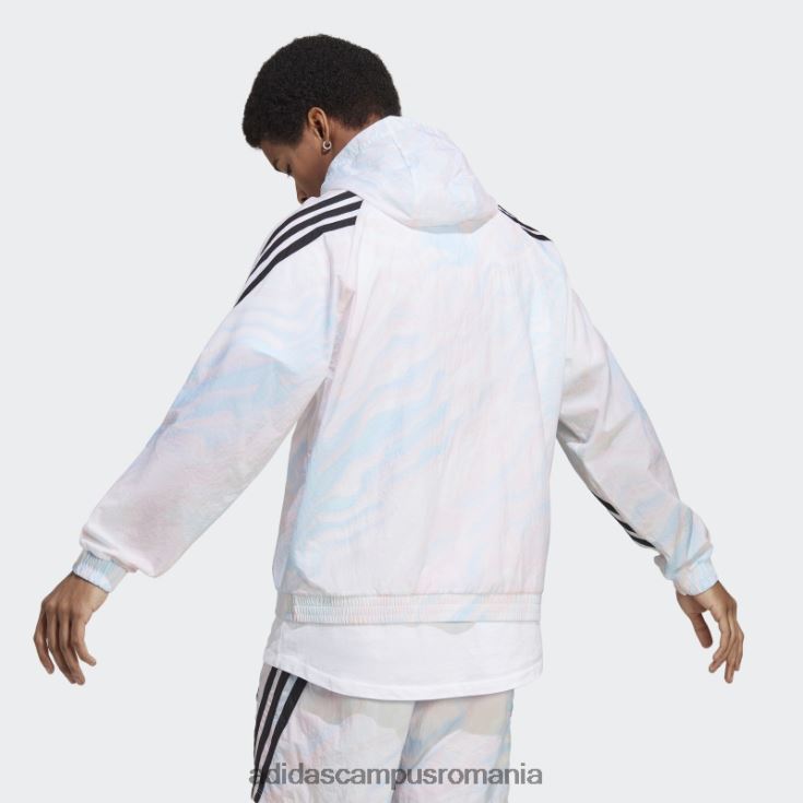 adidas campus romania hanorac alb cu imprimeu peste tot cu icoane viitoare bărbați alb J266N25915