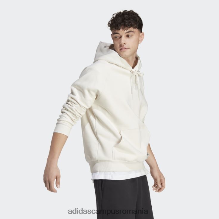 adidas campus romania hanorac alb din fleece lounge bărbați alb J266N25632