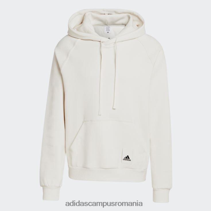 adidas campus romania hanorac alb din fleece lounge bărbați alb J266N25632