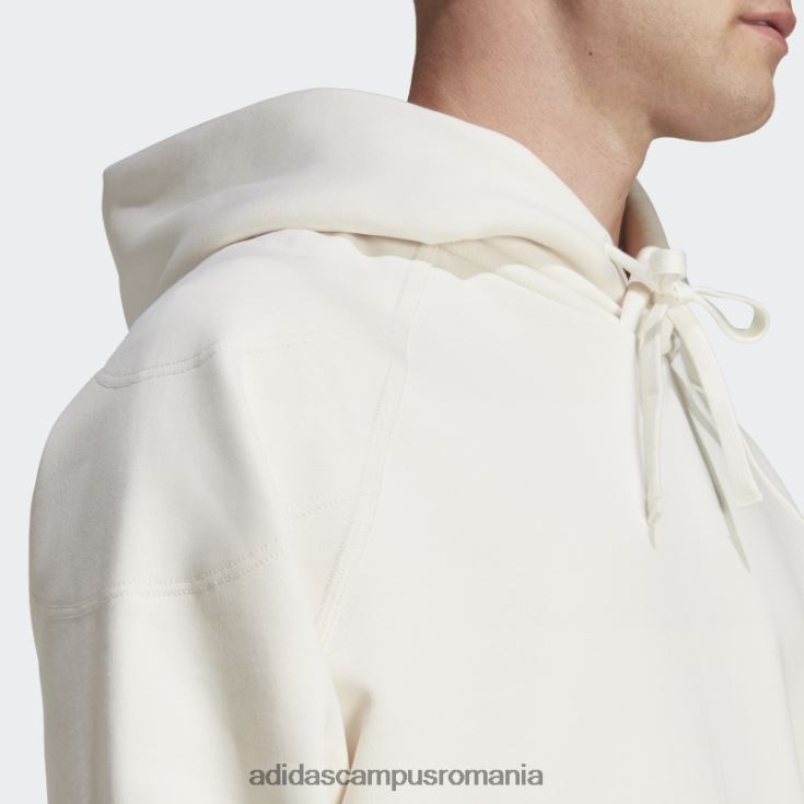 adidas campus romania hanorac alb din fleece lounge bărbați alb J266N25632
