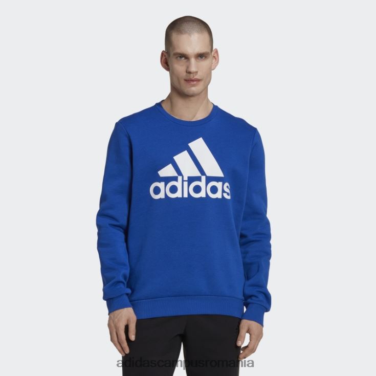 adidas campus romania hanorac albastru regal essentials cu logo mare bărbați albastru regal/alb J266N214915