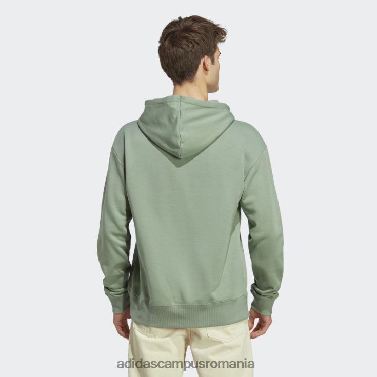 adidas campus romania hanorac all szn french terry verde argintiu bărbați verde argintiu J266N25653