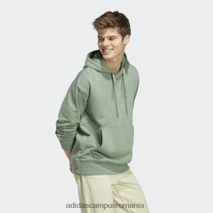 adidas campus romania hanorac all szn french terry verde argintiu bărbați verde argintiu J266N25653