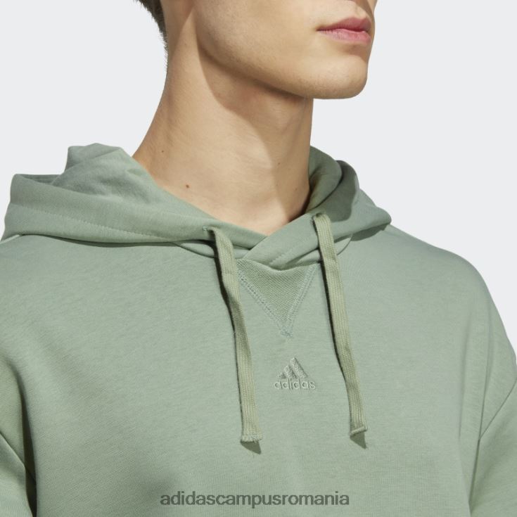 adidas campus romania hanorac all szn french terry verde argintiu bărbați verde argintiu J266N25653