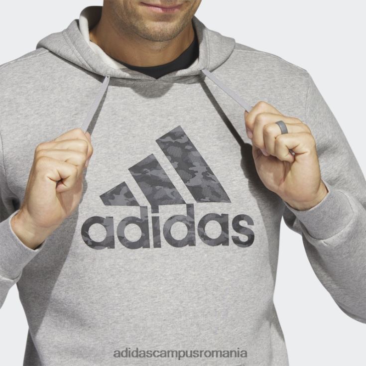 adidas campus romania hanorac camo sportswear gri mediu bărbați gri mediu J266N25606