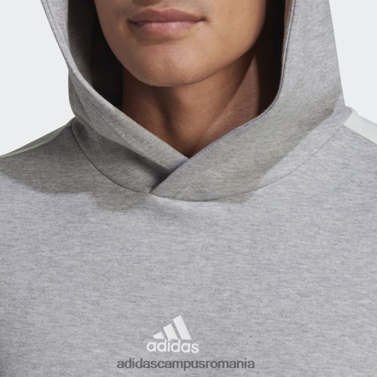 adidas campus romania hanorac cu 3 dungi gri mediu bărbați gri mediu J266N27532