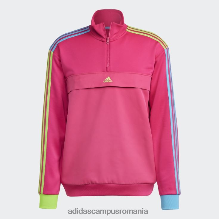 adidas campus romania hanorac cu jumătate de fermoar kidcore fashion roz șoc bărbați roz șoc J266N25250