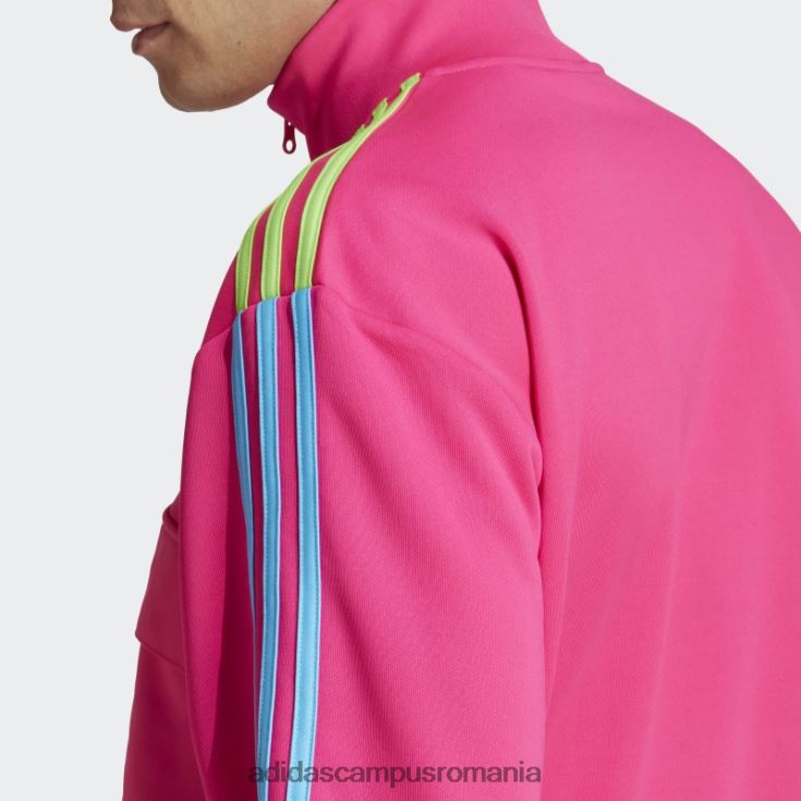 adidas campus romania hanorac cu jumătate de fermoar kidcore fashion roz șoc bărbați roz șoc J266N25250