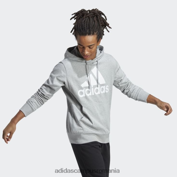 adidas campus romania hanorac cu logo essentials gri mediu bărbați gri mediu J266N25642