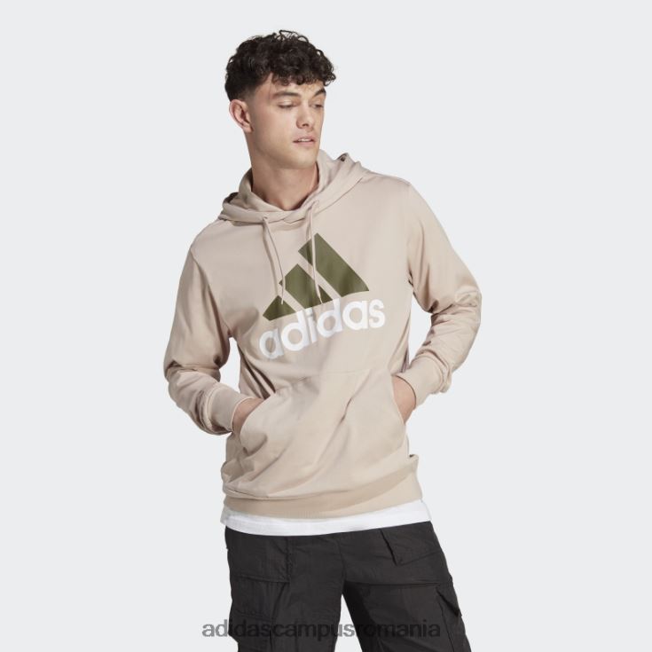 adidas campus romania hanorac cu logo essentials taupe bărbați taupe J266N25893
