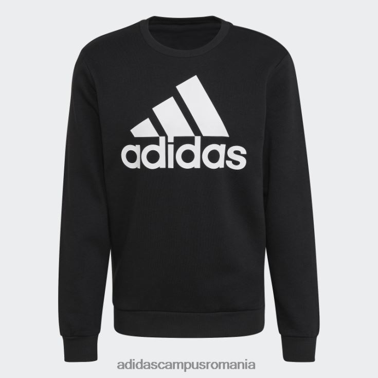 adidas campus romania hanorac cu logo mare alb elegant bărbați alb negru J266N25359