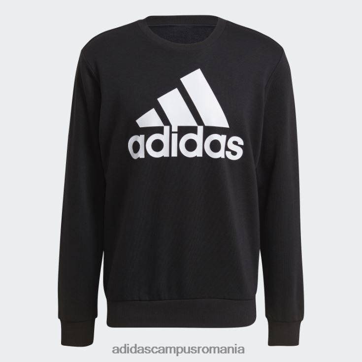 adidas campus romania hanorac cu logo mare fashion essentials alb bărbați alb negru J266N21543