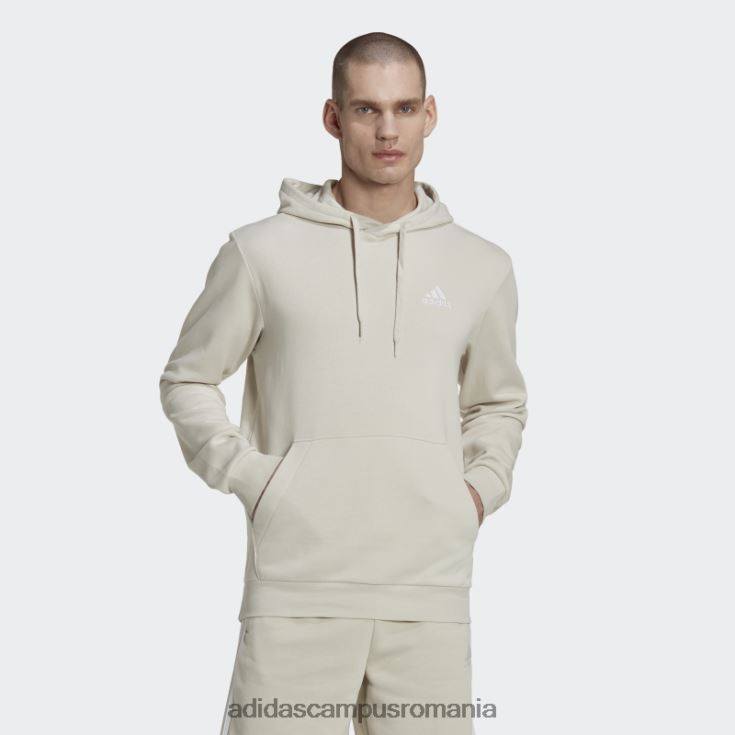 adidas campus romania hanorac din aluminiu essentials fleece bărbați aluminiu/alb J266N27072