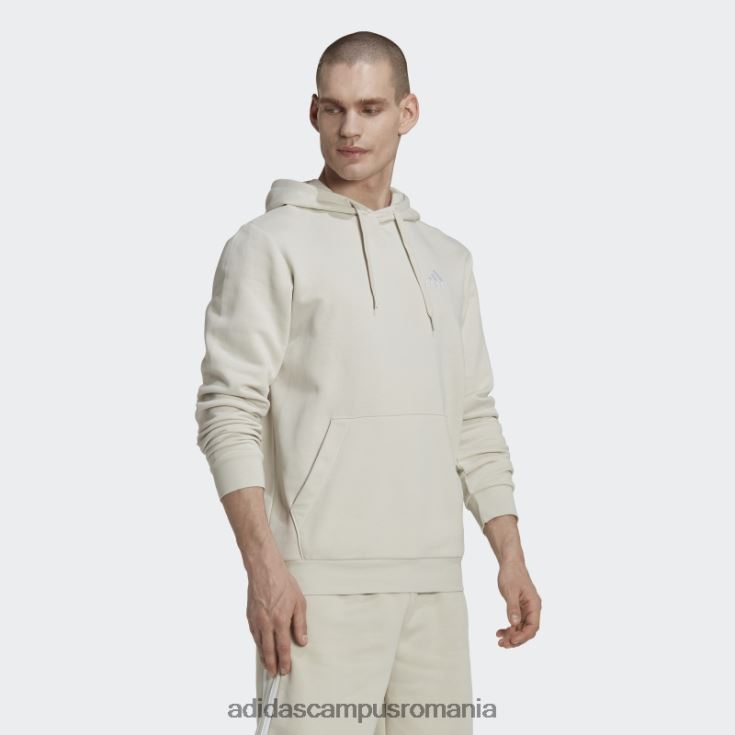adidas campus romania hanorac din aluminiu essentials fleece bărbați aluminiu/alb J266N27072