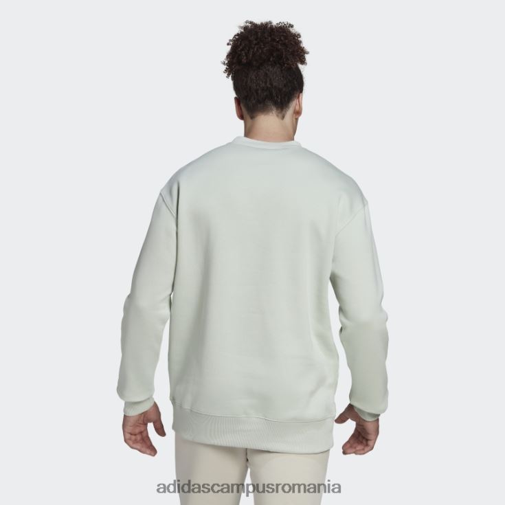 adidas campus romania hanorac din bumbac fleece, cu umăr căzut, verde bărbați verde J266N26590