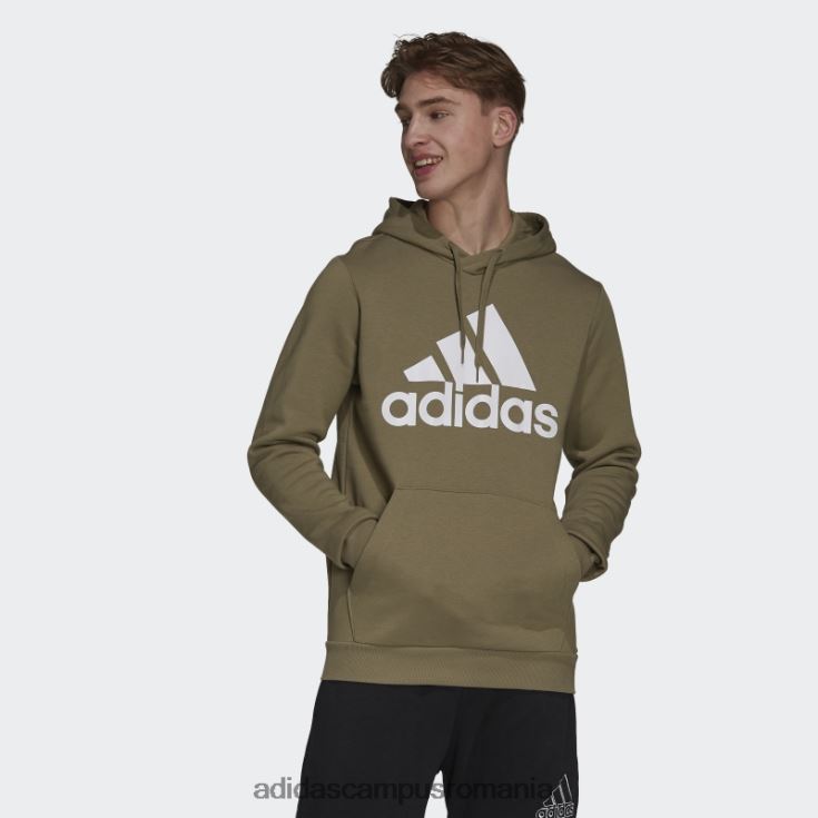 adidas campus romania hanorac din fleece cu logo mare orbit green bărbați orbita verde/alb J266N27525